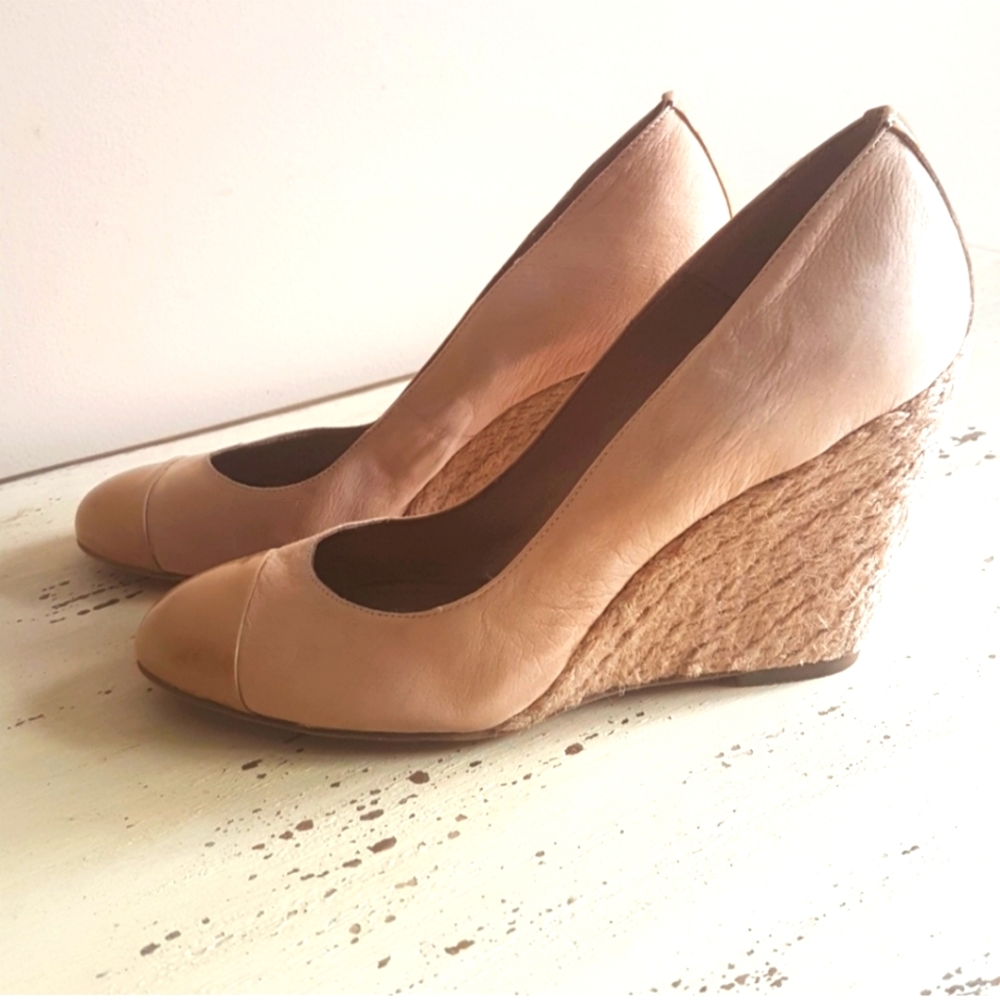 Sam Edelman Espadrille wedges cream beige in colour